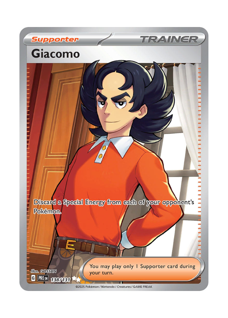 Prismatic Evolutions: Giacomo Full Art - 138/131
