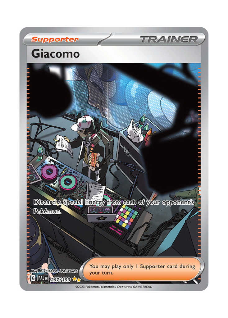 Paldea Evolved: Giacomo Special Illustration Rare - 267/193