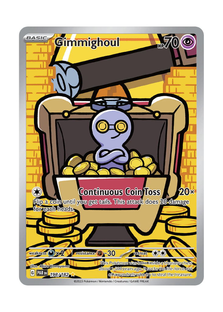 Paradox Rift: Gimmighoul Illustration Rare - 198/182