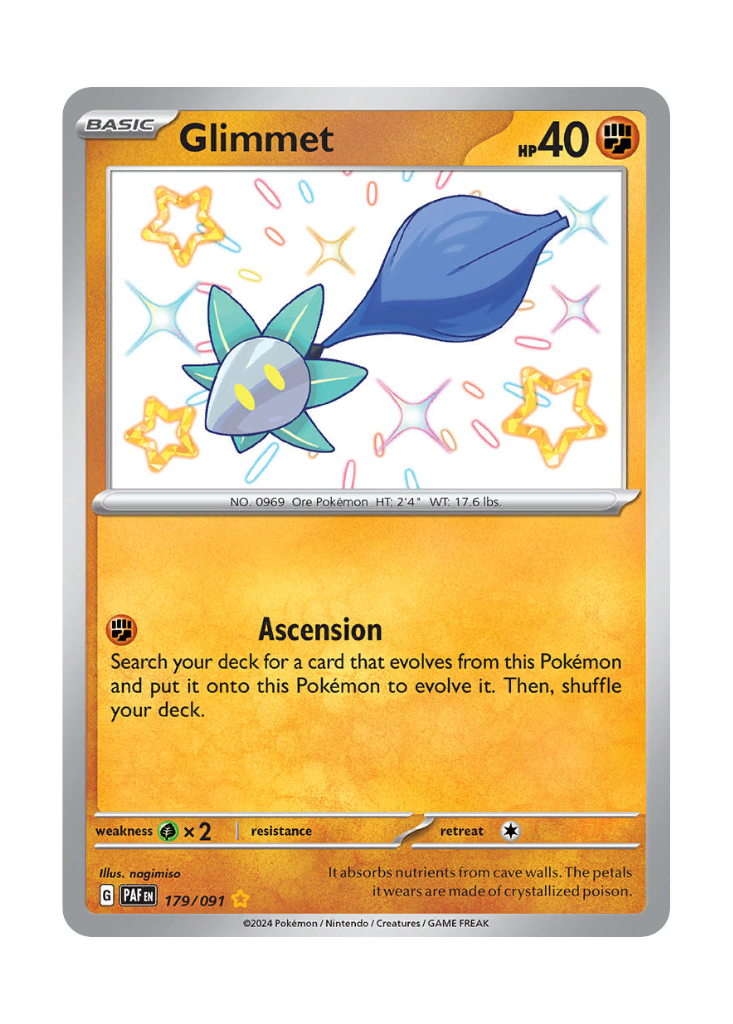 Paldean Fates: Glimmet Shiny Rare - 179/091