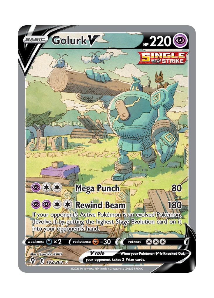 Evolving Skies: Golurk V Alternate Full Art - 182/203