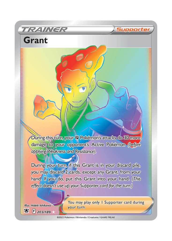 Astral Radiance: Grant Rainbow Rare - 203/189 ATP Gaming LLC Astral Radiance: Grant Rainbow Rare - 203/189 ATP Gaming LLC