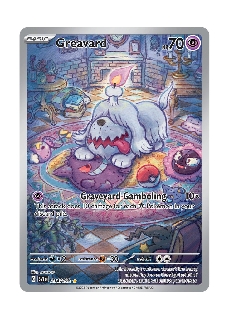 Scarlet & Violet: Greavard Illustration Rare - 214/198