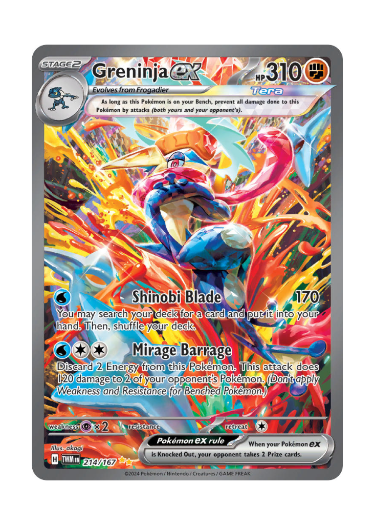 Twilight Masquerade: Greninja ex Special Illustration Rare - 214/167