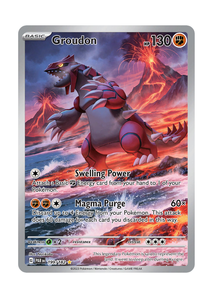 Paradox Rift: Groudon Illustration Rare - 199/182