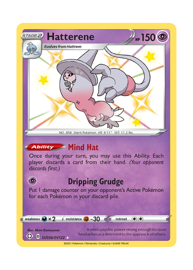 Shining Fates: Hatterene Shiny Rare - SV056/SV122
