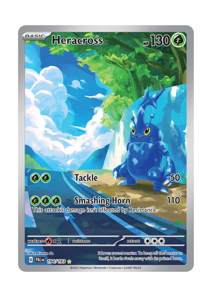 Paldea Evolved: Heracross Illustration Rare - 194/193