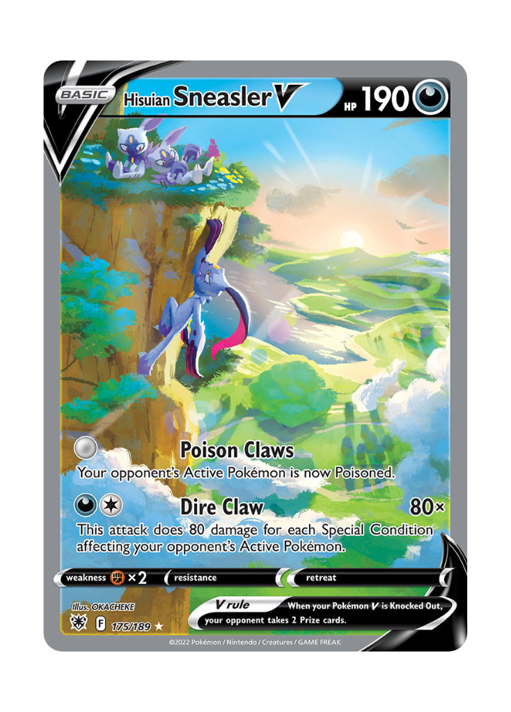 Astral Radiance: Hisuian Sneasler V Alternate Full Art - 175/189