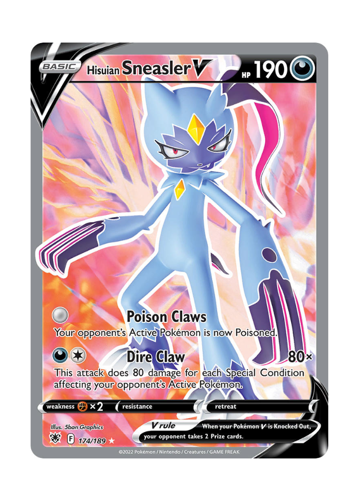 Astral Radiance: Hisuian Sneasler V Full Art - 174/189