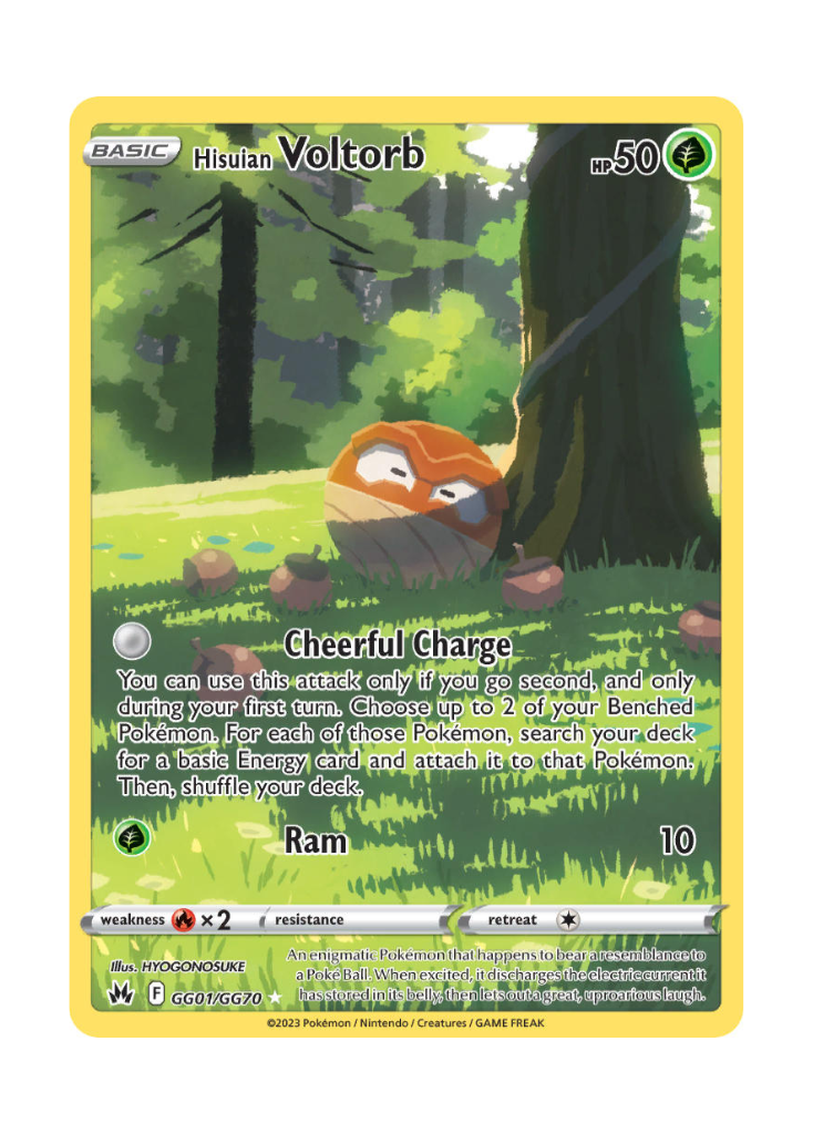 Crown Zenith: Hisuian Voltorb Galarian Gallery - GG01/GG70