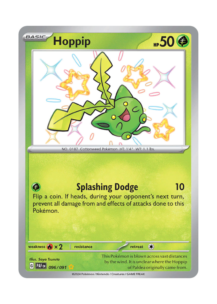 Paldean Fates: Hoppip Shiny Rare - 096/091