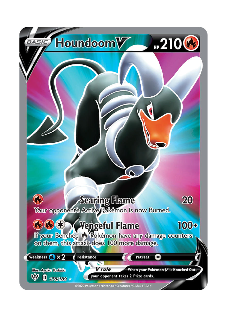 Darkness Ablaze: Houndoom V Full Art - 178/189