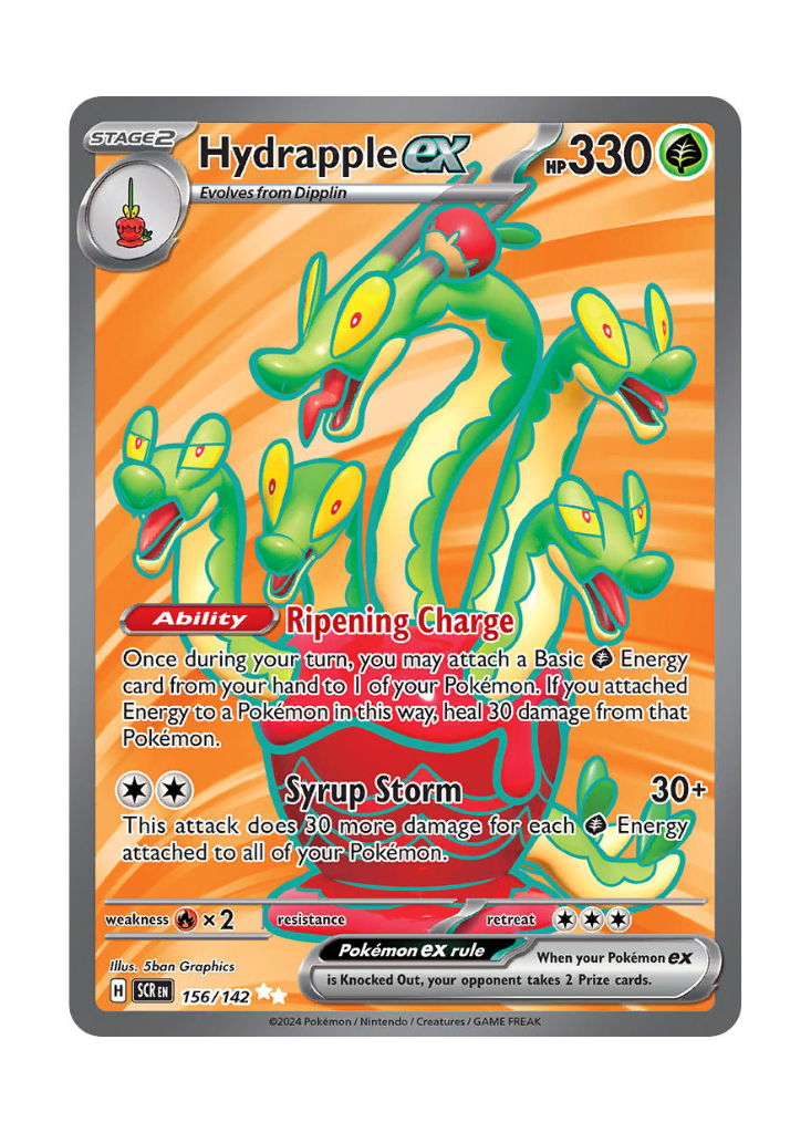 Stellar Crown: Hydrapple ex Full Art - 156/142