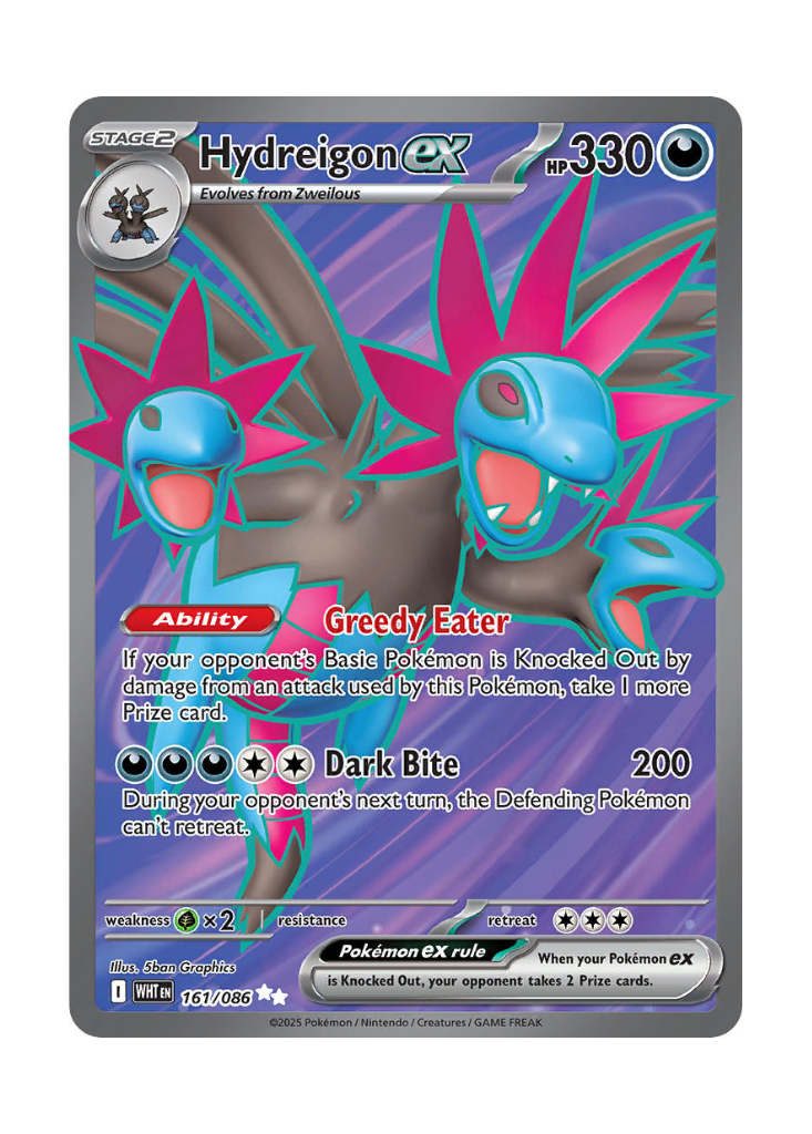 White Flare: Hydreigon ex Full Art - 161/086