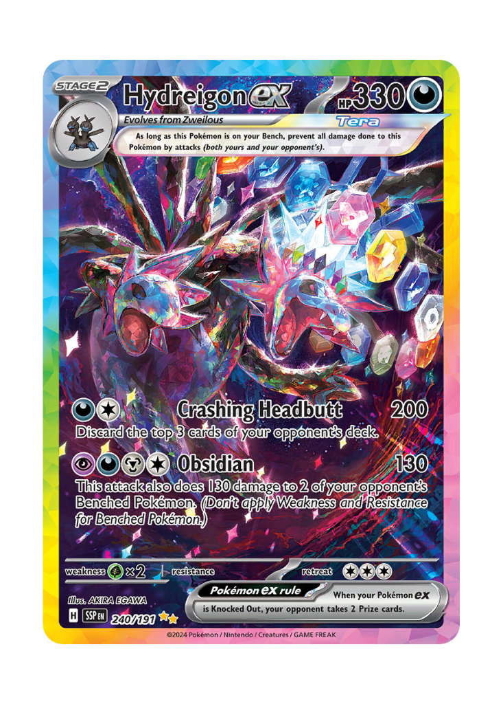 Surging Sparks: Hydreigon ex Special Illustration Rare - 240/191