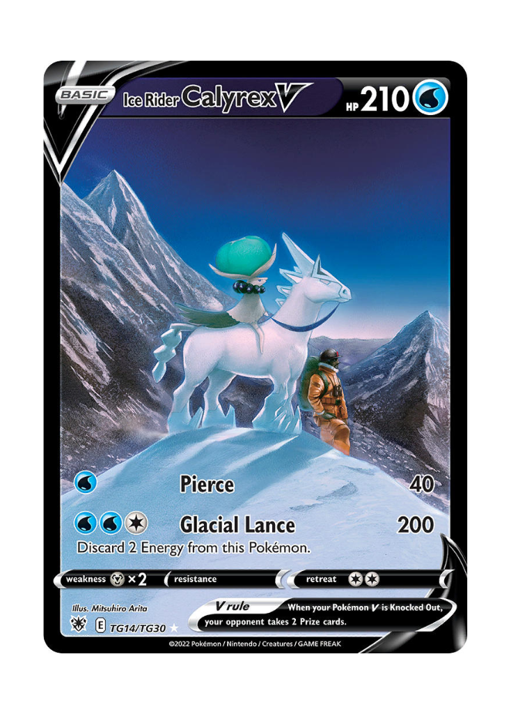 Astral Radiance: Ice Rider Calyrex V Trainer Gallery - TG14/TG30