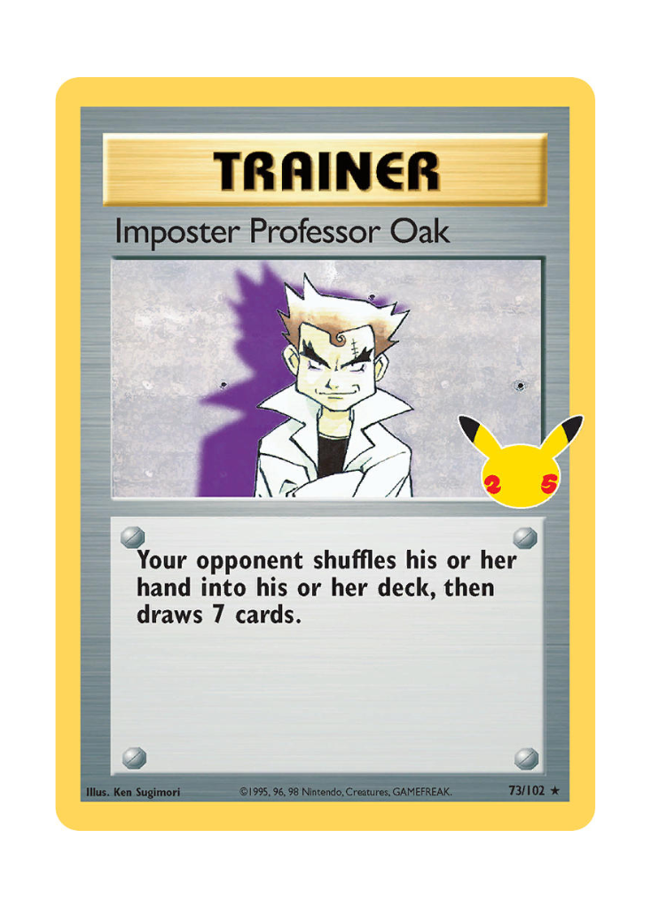 Celebrations: Imposter Professor Oak Classic Collection - 73/102