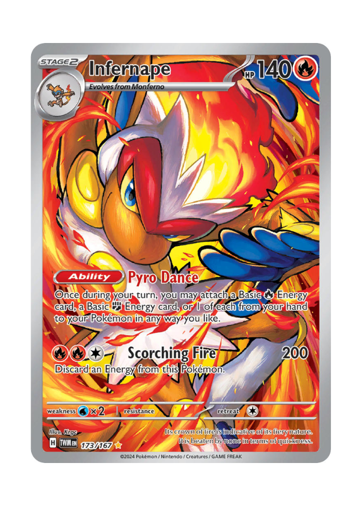Twilight Masquerade: Infernape Illustration Rare - 173/167