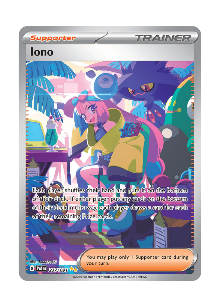Paldean Fates: Iono Special Illustration Rare - 237/091