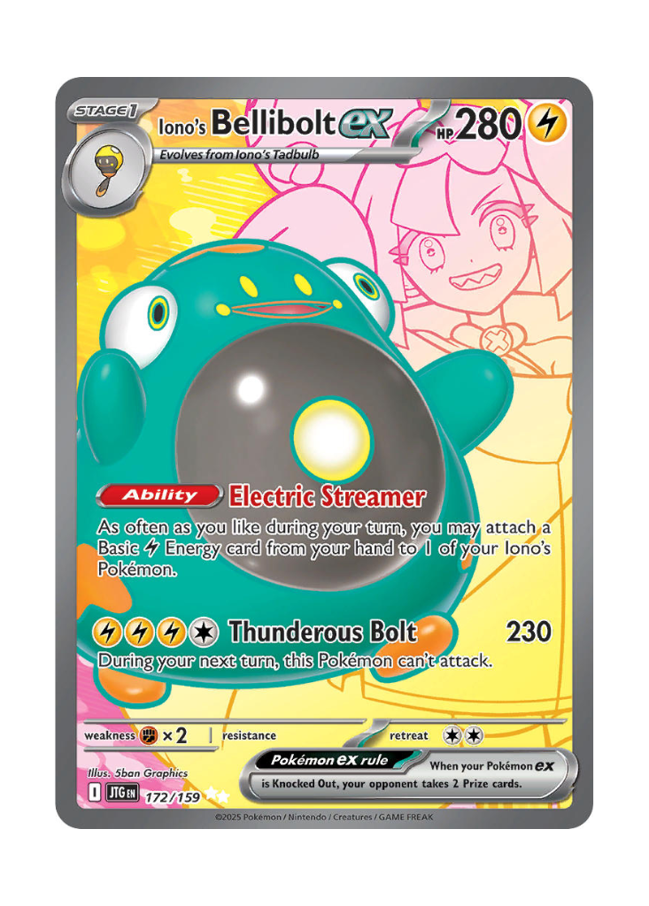 Journey Together: Iono's Bellibolt ex Full Art - 172/159