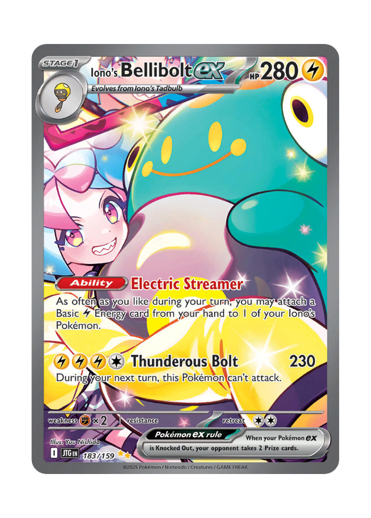 Journey Together: Iono's Bellibolt ex Special Illustration Rare - 183/159
