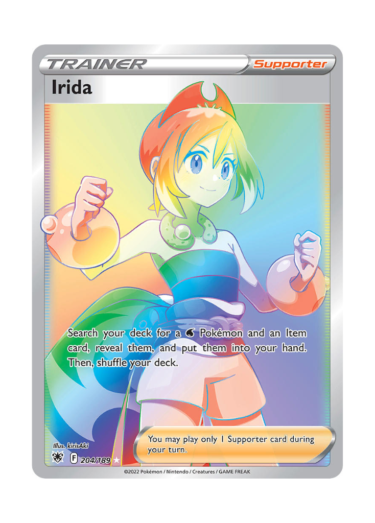 Astral Radiance: Irida Rainbow Rare - 204/189 ATP Gaming LLC Astral Radiance: Irida Rainbow Rare - 204/189 ATP Gaming LLC