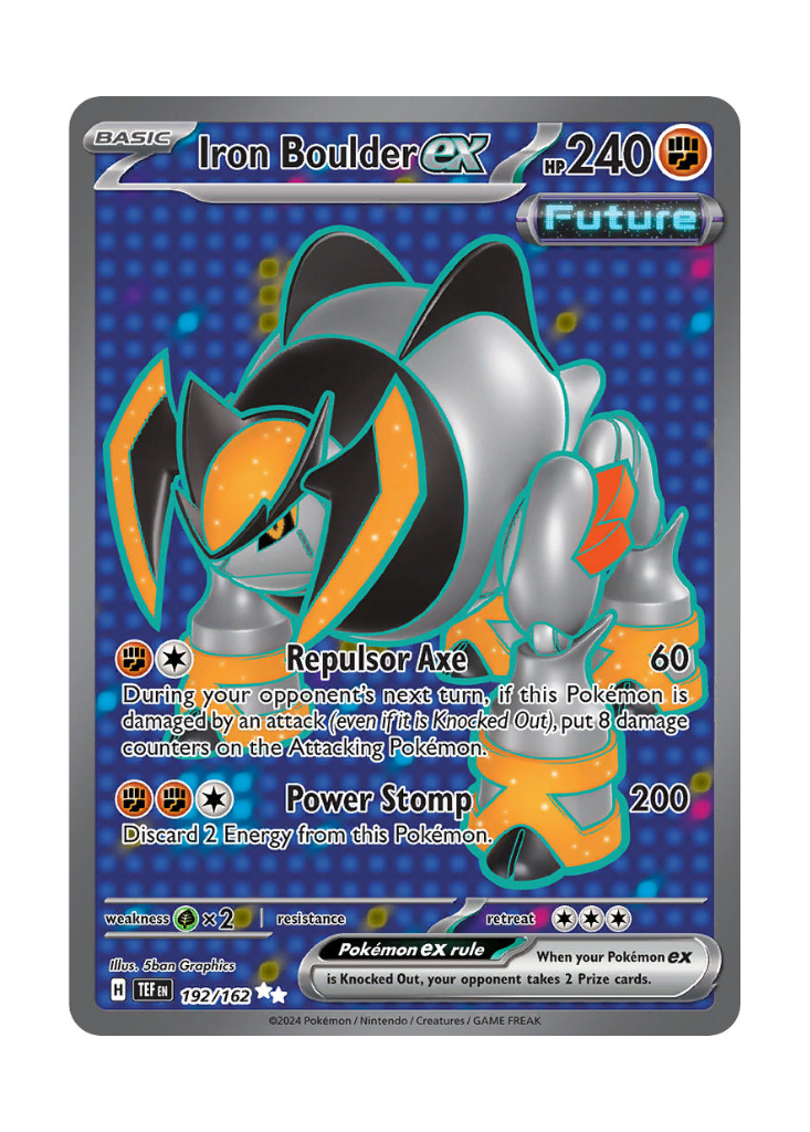 Temporal Forces: Iron Boulder ex Full Art - 192/162