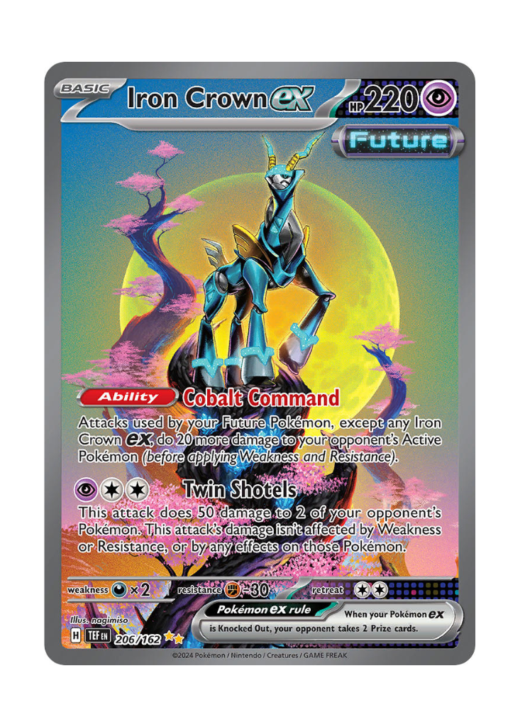 Temporal Forces: Iron Crown ex Special Illustration Rare - 206/162