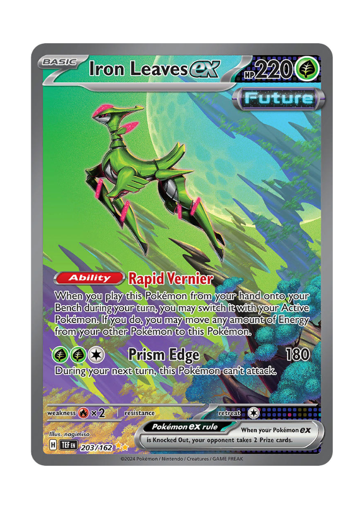 Temporal Forces: Iron Leaves ex Special Illustration Rare - 203/162