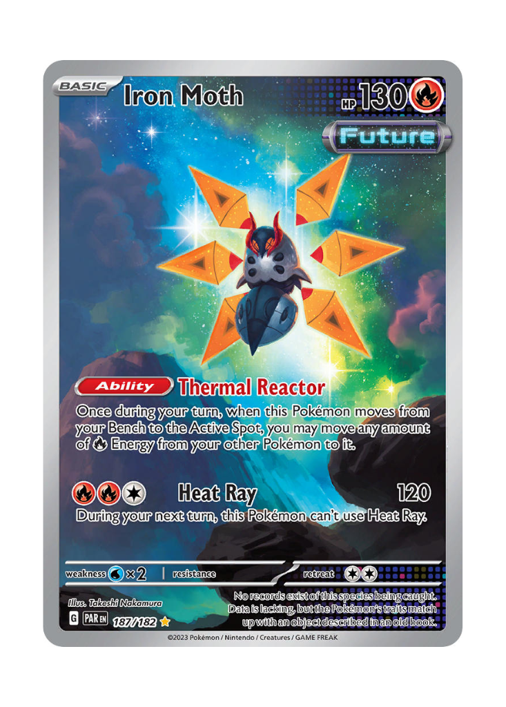 Paradox Rift: Iron Moth Illustration Rare - 187/182