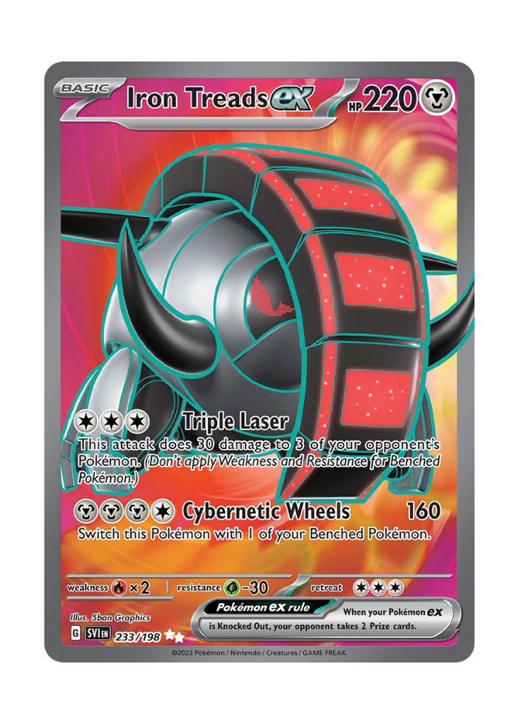 Scarlet & Violet: Iron Treads ex Full Art - 233/198