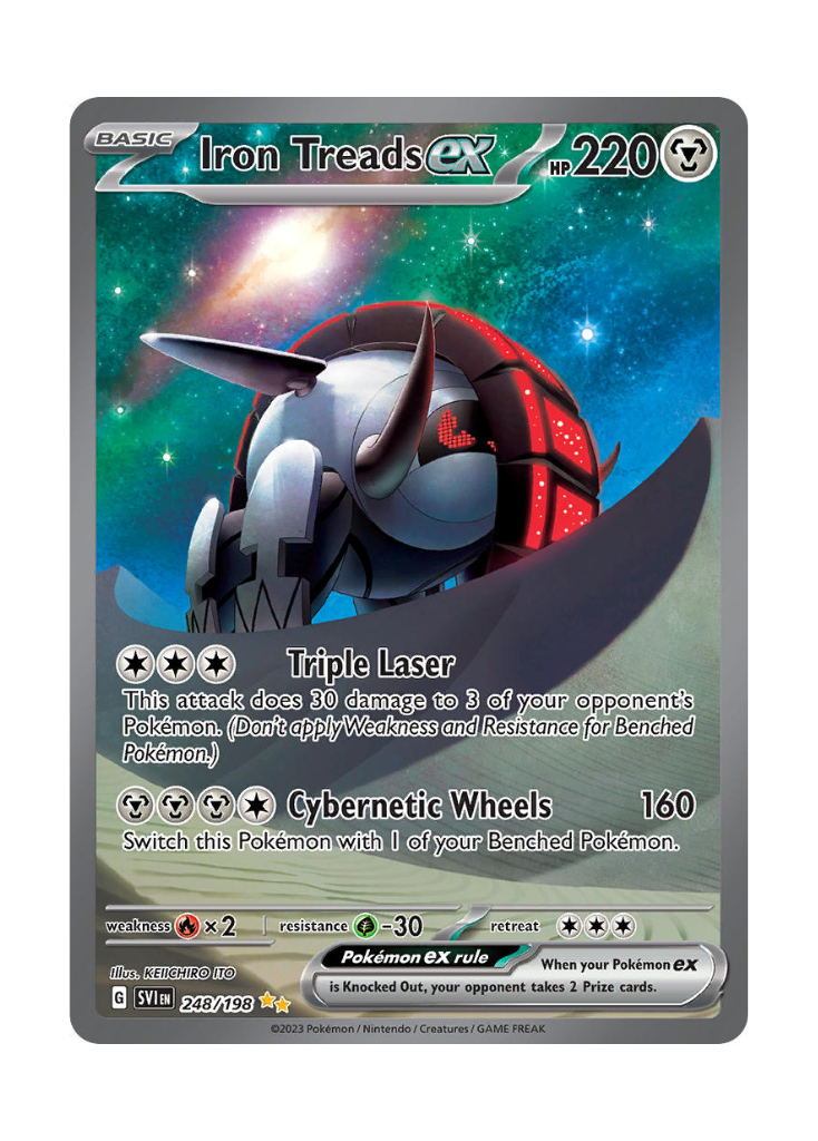 Scarlet & Violet: Iron Treads ex Special Illustration Rare - 248/198