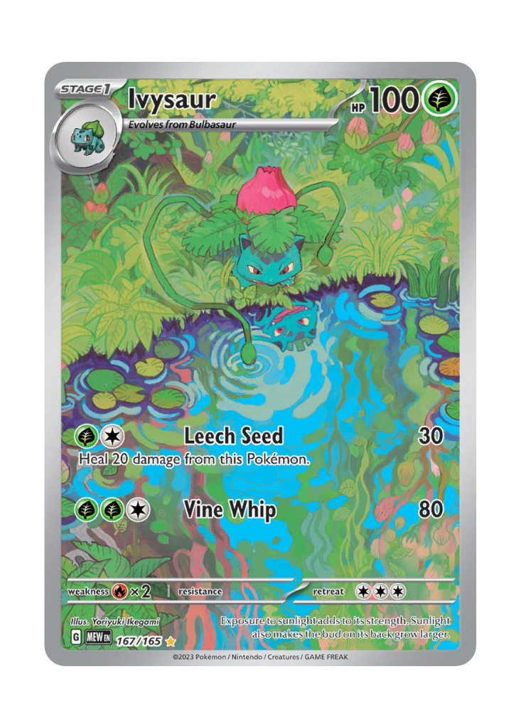 Scarlet & Violet 151: Ivysaur Illustration Rare - 167/165