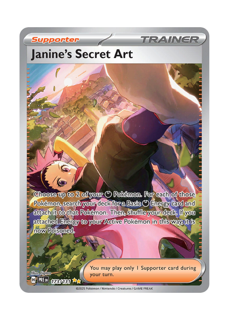 Prismatic Evolutions: Janine's Secret Art Special Illustration Rare - 173/131