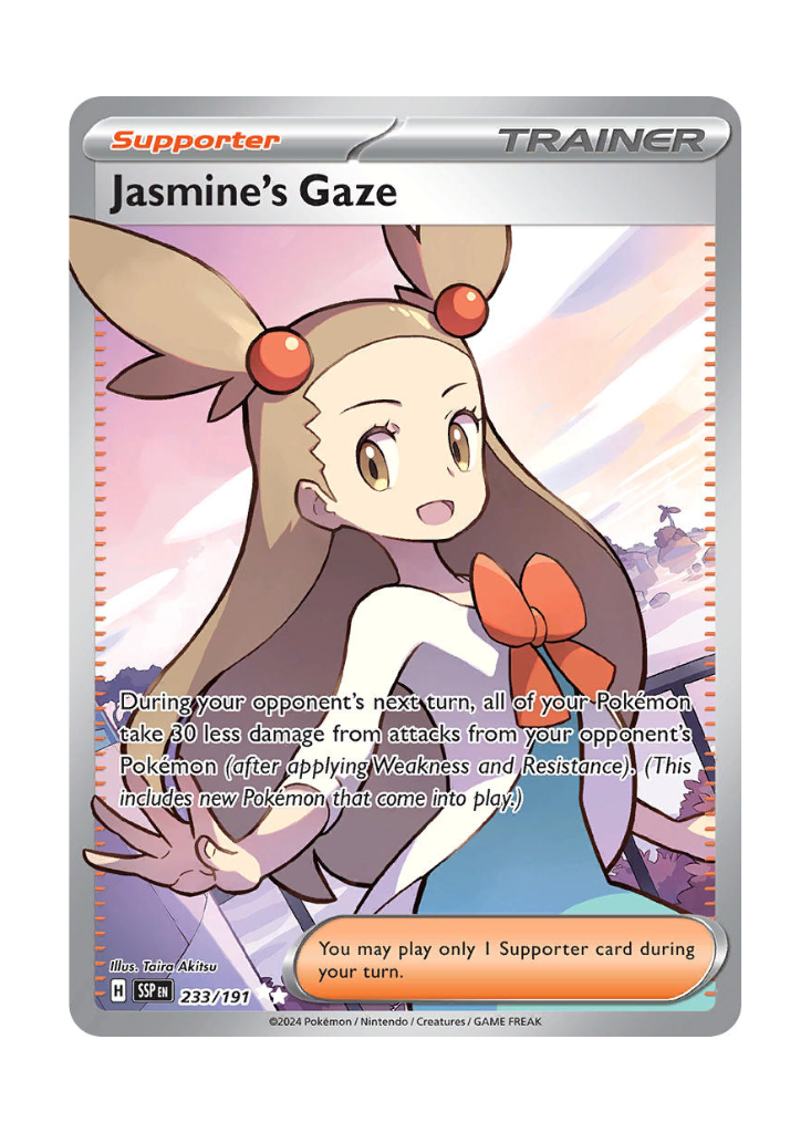 Surging Sparks: Jasmine's Gaze Full Art - 233/191