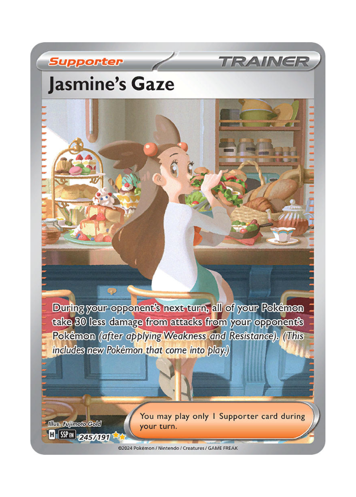 Surging Sparks: Jasmine's Gaze Special Illustration Rare - 245/191
