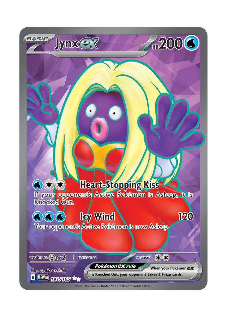 Scarlet & Violet 151: Jynx ex Full Art - 191/165