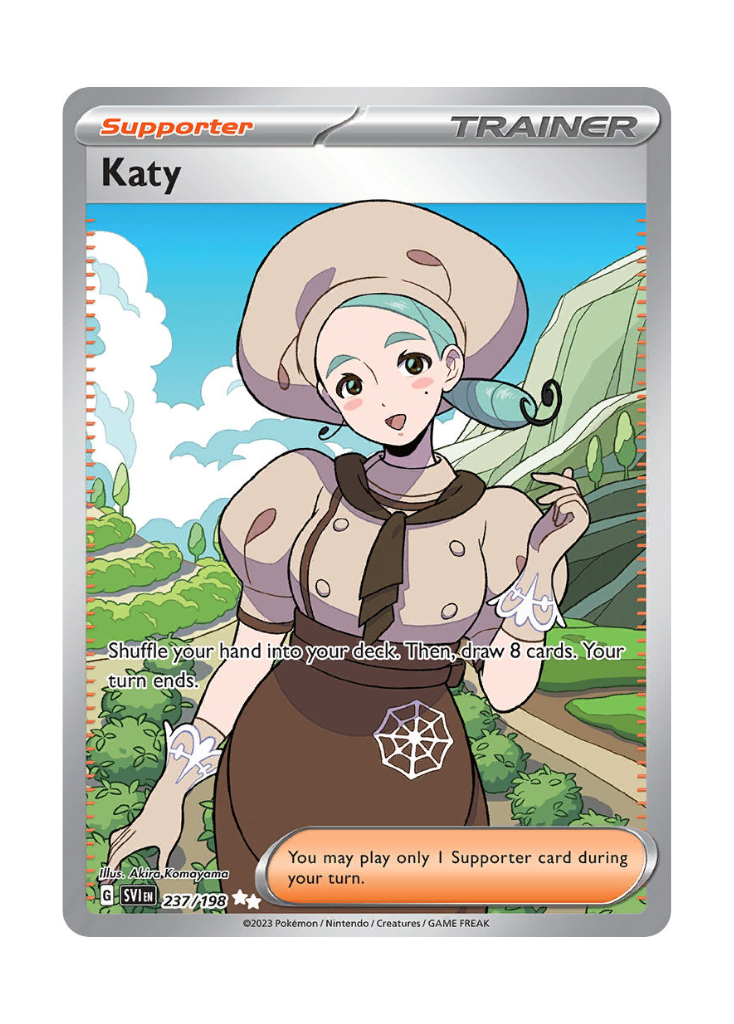 Scarlet & Violet: Katy Full Art - 237/198 ATP Gaming LLC Scarlet & Violet: Katy Full Art - 237/198 ATP Gaming LLC
