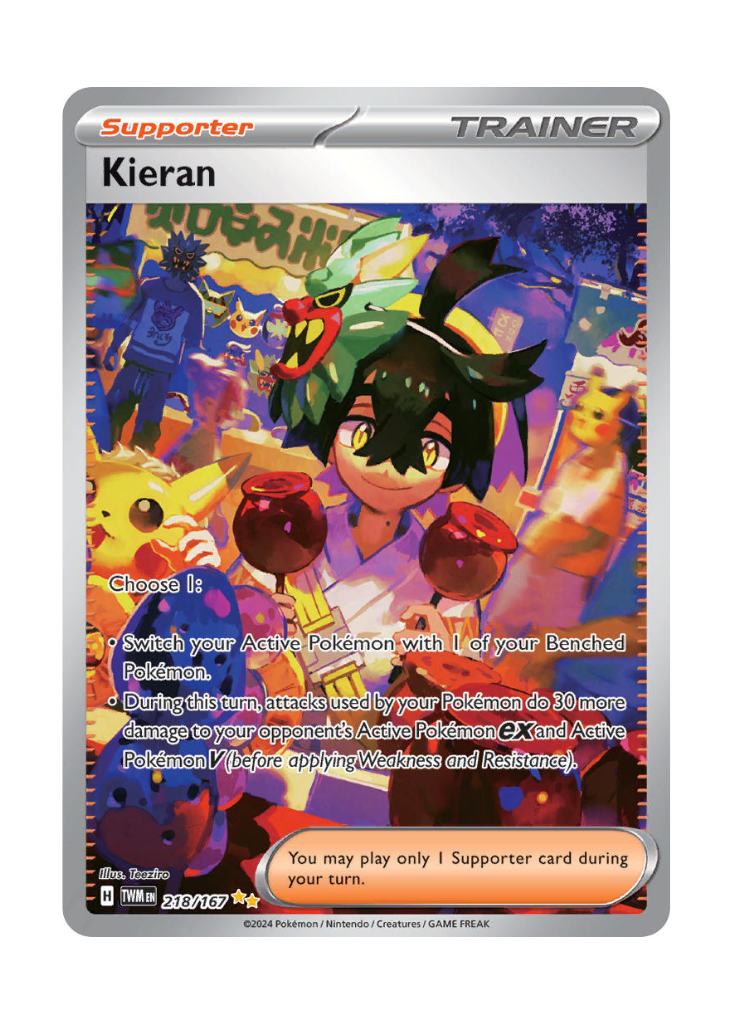 Twilight Masquerade: Kieran Special Illustration Rare - 218/167