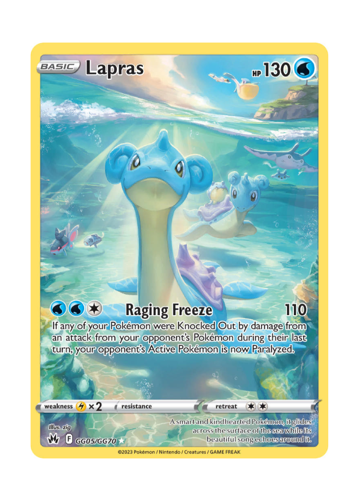 Crown Zenith: Lapras Galarian Gallery - GG05/GG70