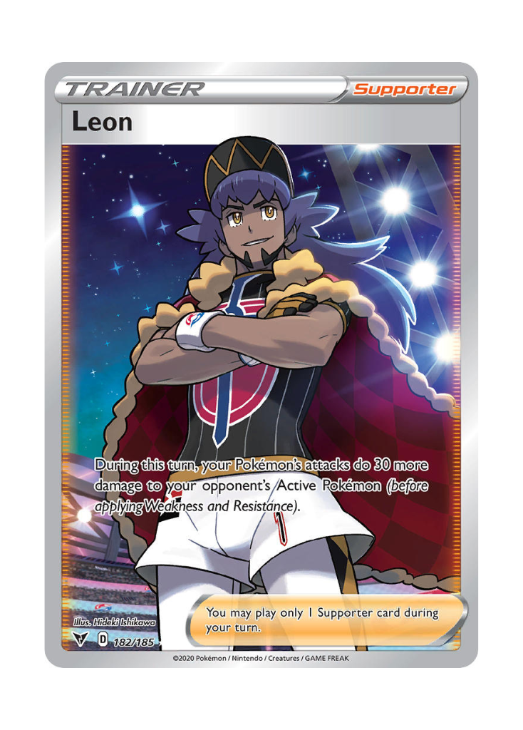 Vivid Voltage: Leon Full Art - 182/185 ATP Gaming LLC Vivid Voltage: Leon Full Art - 182/185 ATP Gaming LLC