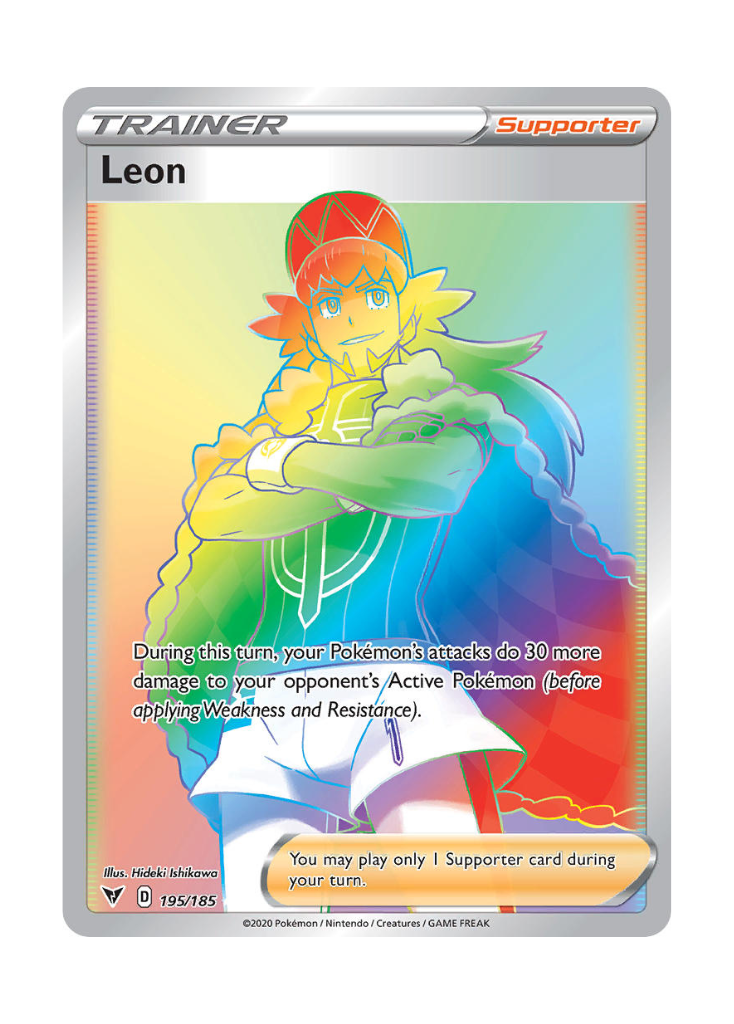 Vivid Voltage: Leon Rainbow Rare - 195/185