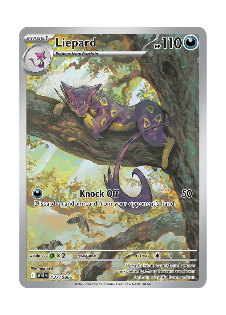 White Flare: Liepard Illustration Rare - 137/086