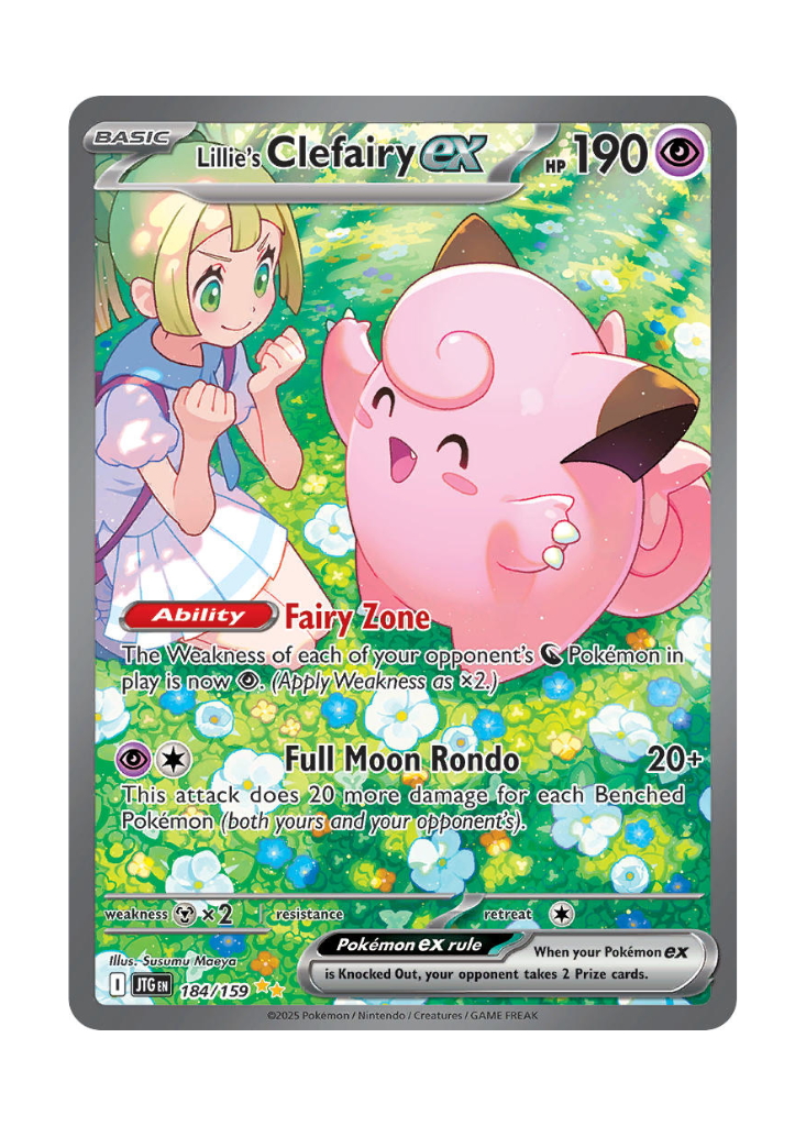 Journey Together: Lillie's Clefairy ex Special Illustration Rare - 184/159