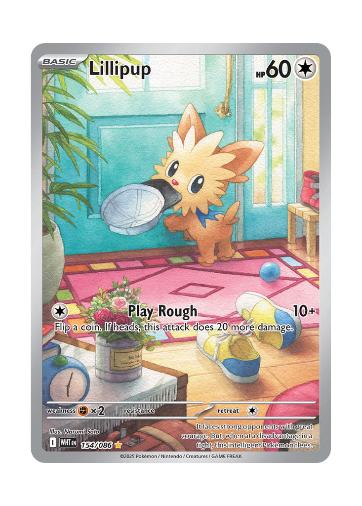 White Flare: Lillipup Illustration Rare - 154/086
