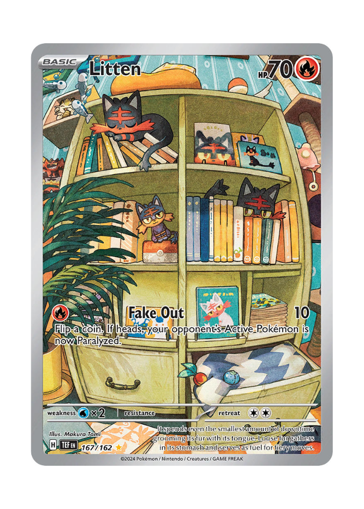 Temporal Forces: Litten Illustration Rare - 167/162