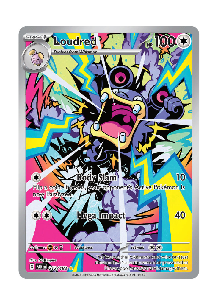 Paradox Rift: Loudred Illustration Rare - 212/182