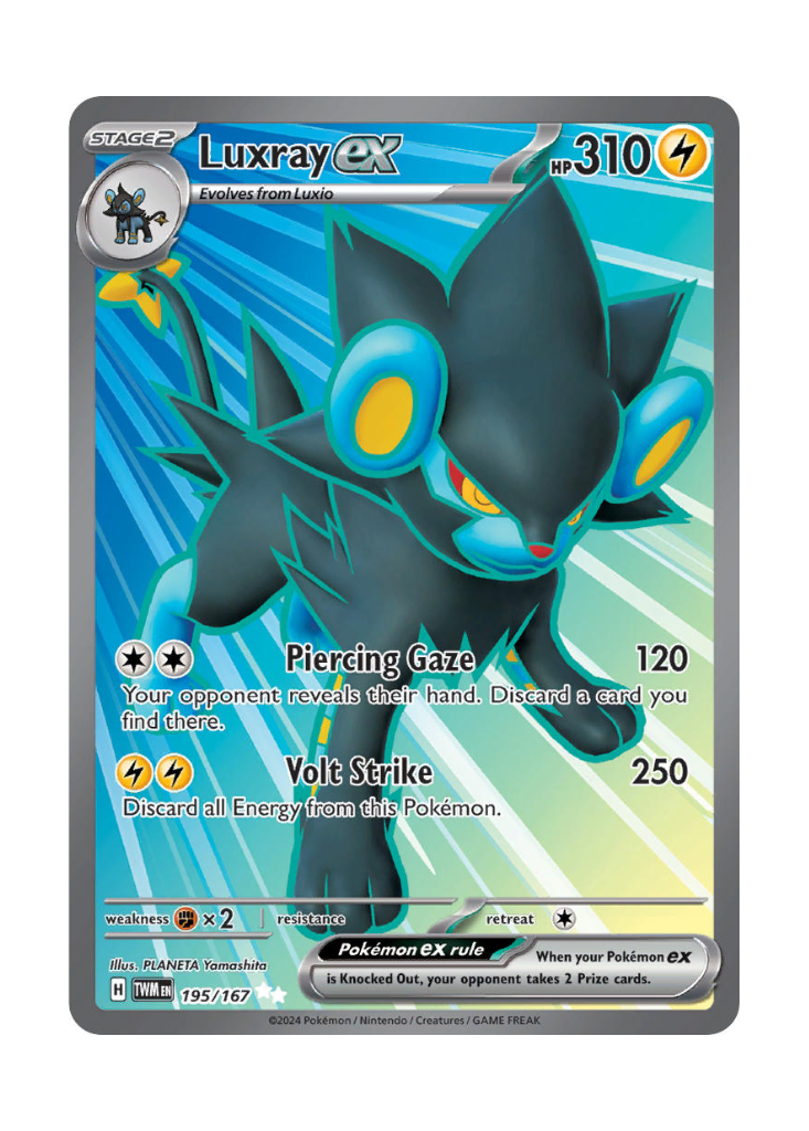 Twilight Masquerade: Luxray ex Full Art - 195/167
