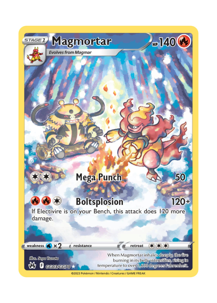 Crown Zenith: Magmortar Galarian Gallery - GG03/GG70