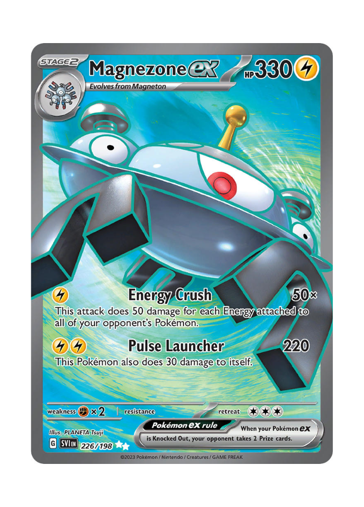 pokemon card magnezone ex Magnezone ex 065/198 Scarlet & Violet Base Set Pokemon Card NM